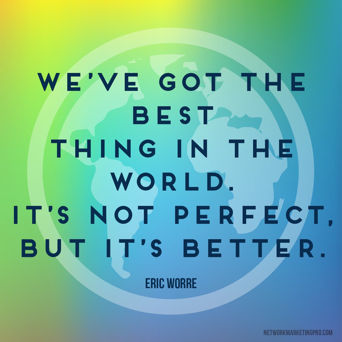 EricWorre's tweet image. It's not perfect, but it's better if you have an entrepreneurial bone in your body that you're ready to flex. #entrepreneur #betterway