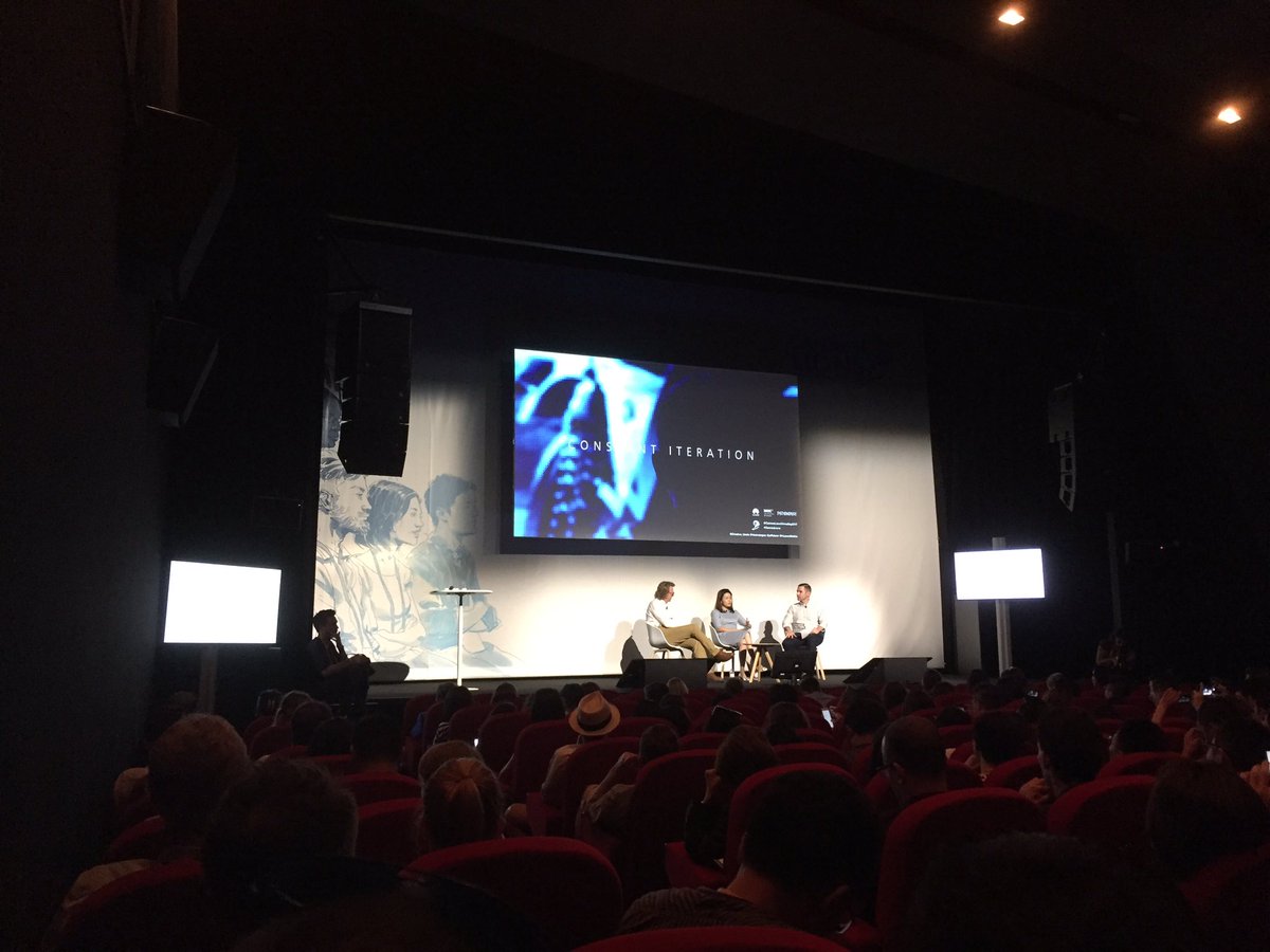 Alexclegg9's tweet photo. Glory Zhang from Huawei talking about the company's ambitions at Cannes #Canneslion2017 https://t.co/ks4oubGgJ7
