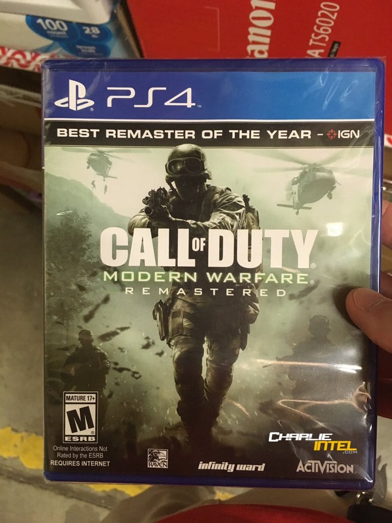 eurogamer's tweet photo. Leaked images reveal Call of Duty: Modern Warfare Remastered standalone https://t.co/1A0LUzGi6R https://t.co/uJS369jrIc