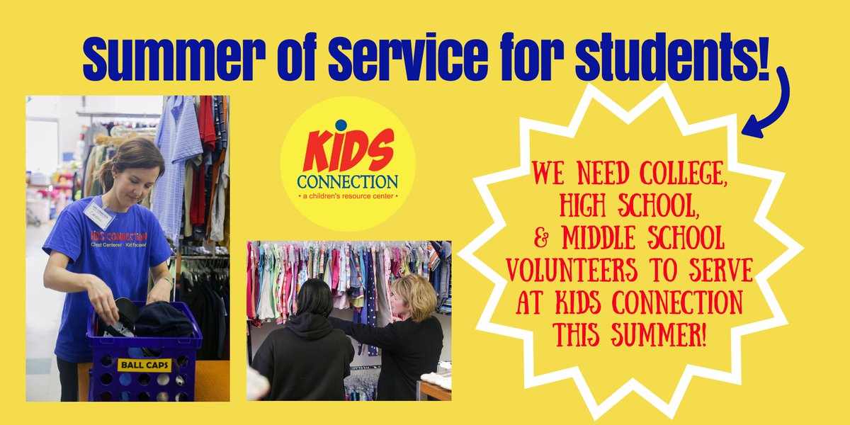 Dawson_CM's tweet photo. Looking to serve this summer? Check out the opportunities at Kids Connection! For more info and to sign up, visit https://t.co/UUDGKT0VA8 https://t.co/trEdAkMpFv