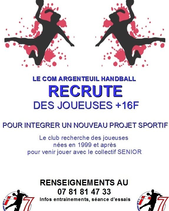 COMA_HB's tweet photo. 🤾‍♂️Le COMA HB recrute - étape n°4🤾‍♀️
Pr 2017/2018 les #sf recrutent dès 1999 &amp; avt pr 1 nv projet sportif!Rdv sr le FB COMA HB pr + d'info https://t.co/x5b1wIA0uL