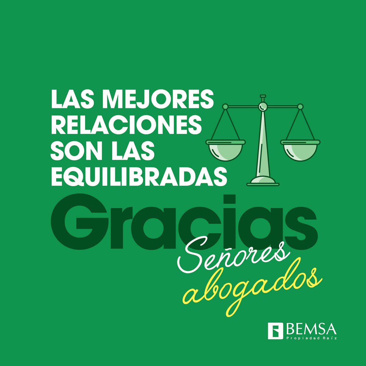 Nos debemos a su experiencia ¡Gracias abogados!
#DíaDelAbogado #FelizDíaAbogados https://t.co/PWHcg4TGm4
