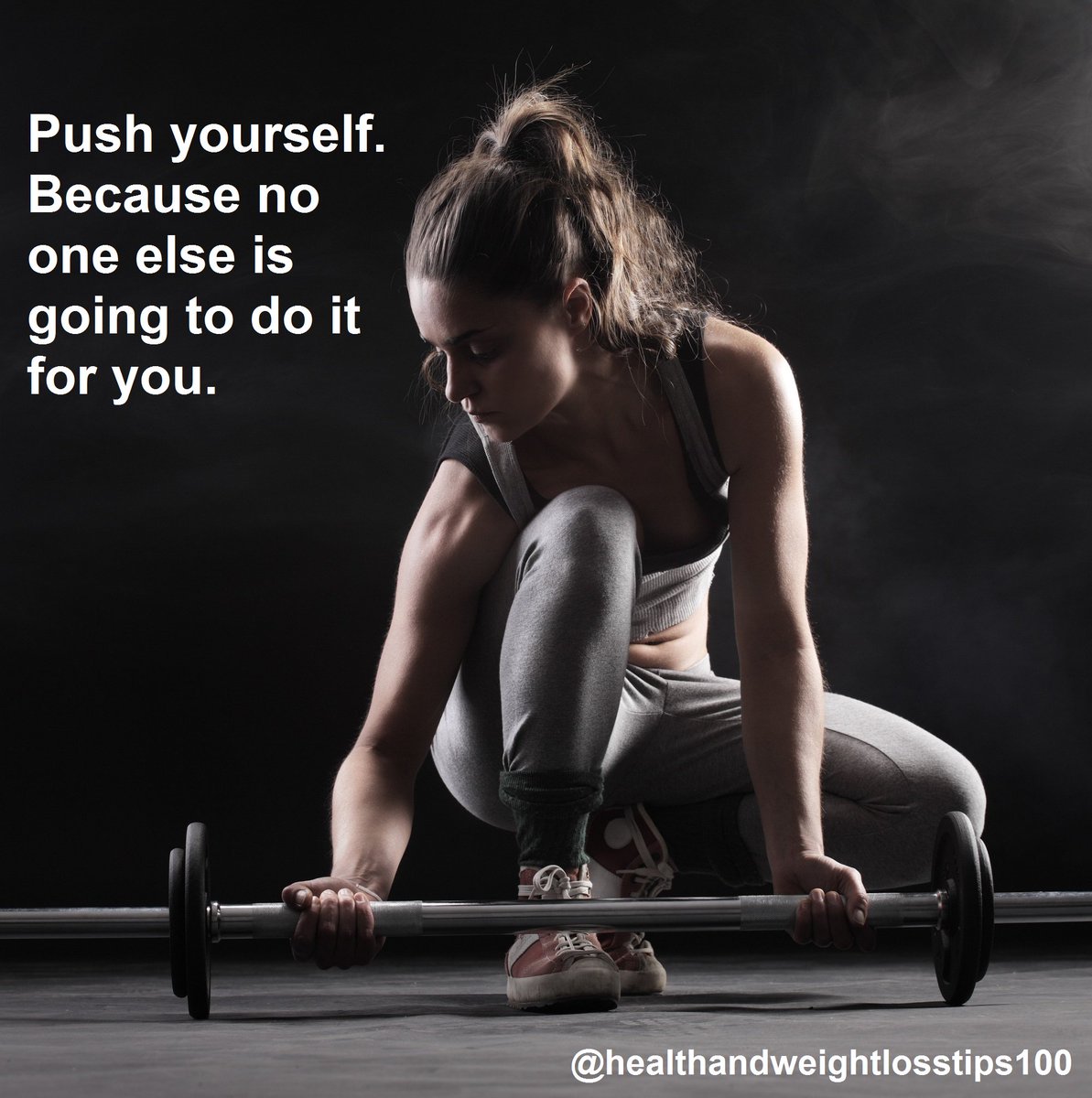 HealthTips1000's tweet image. Push yourself. Because no one else is going to do it for you.
#weightloss #weightlossjourney #weightlosstransformation #weightlossgoals