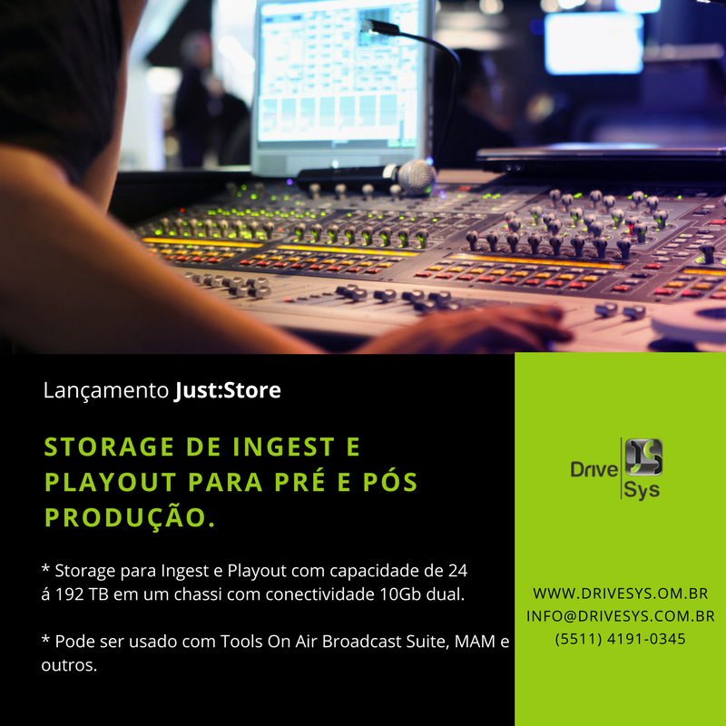 drivesys.com.br/tools-on-air 
Lançamento Just:Store da <a href="/ToolsOnAir/">ToolsOnAir</a> . Compatível com: MAM, Broadcast Suite e outros. #drivesys #edicao #video