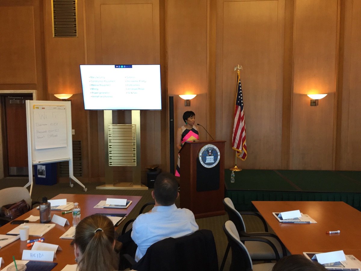 EximBankUS's tweet photo. Julia Searles presents to attendees of our Trade Finance Solutions Training today. Missed it? No worries- stay tuned we'll host another. https://t.co/Tw14T4l158