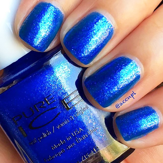 Two views, same hue 🌎💙💫 #PureIce #OutOfOrbit #TuesdayBluesday @thepolishedseahorse @thefemininefiles