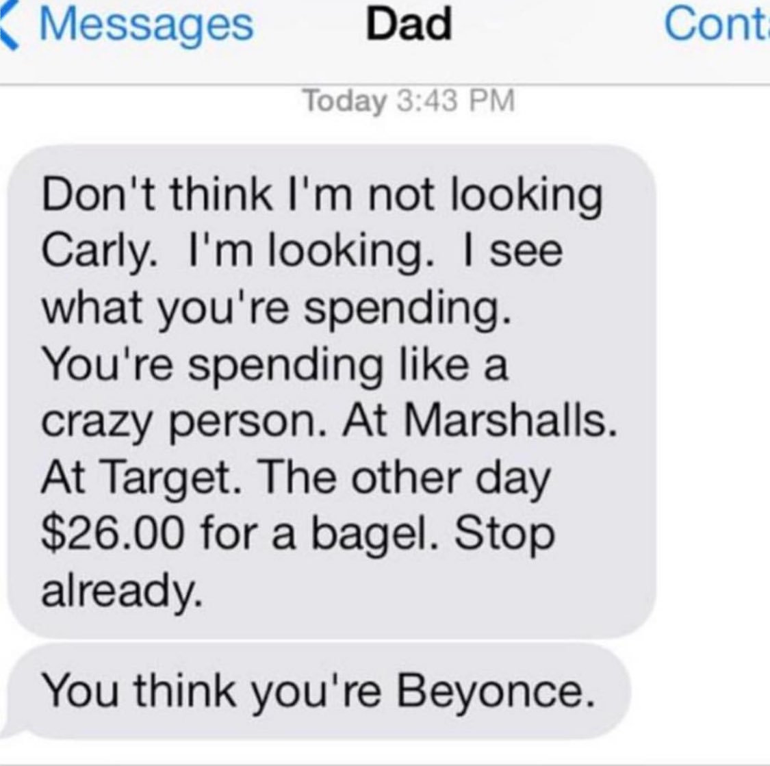 Do you get texts like this? Let us explain why we're the ultimate VALUE! #inclusiveliving #freedomfromfees #blazenewtrails  #butdad #iambey