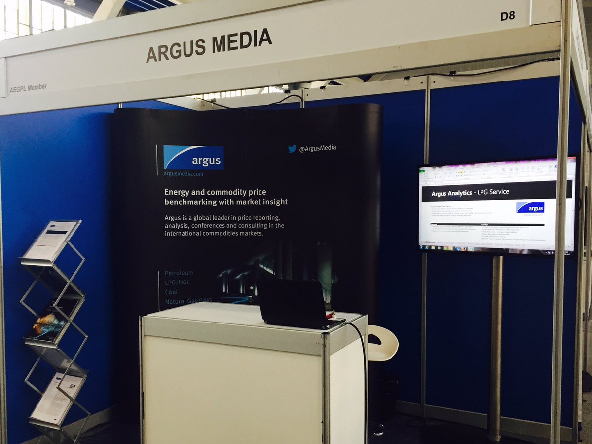 staceyk_argus's tweet photo. Almost ready for the #AEGPL Congress in #Lisbon! Visit the @ArgusMedia stand at D8 to try out our fantastic new #LPG analytics tool. https://t.co/6CNv9VyRij