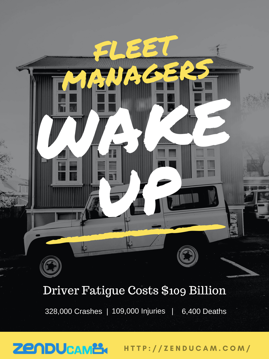 ZenduIT's tweet photo. Driver fatigue costs $109B each year &amp; more! #Fleetproviders #TruckOwners #DrowsyDriving #DriverFatigue #FleetServices #dashcam #truckers https://t.co/kxK1qnCuTB