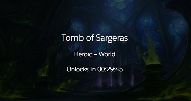 raiderstavern's tweet photo. ARE YOU HYPED? https://t.co/dFjNVjbc5S has the countdown on their page! #Warcraft #raidprogression @RaiderIO_WoW https://t.co/TyLa3IinEO