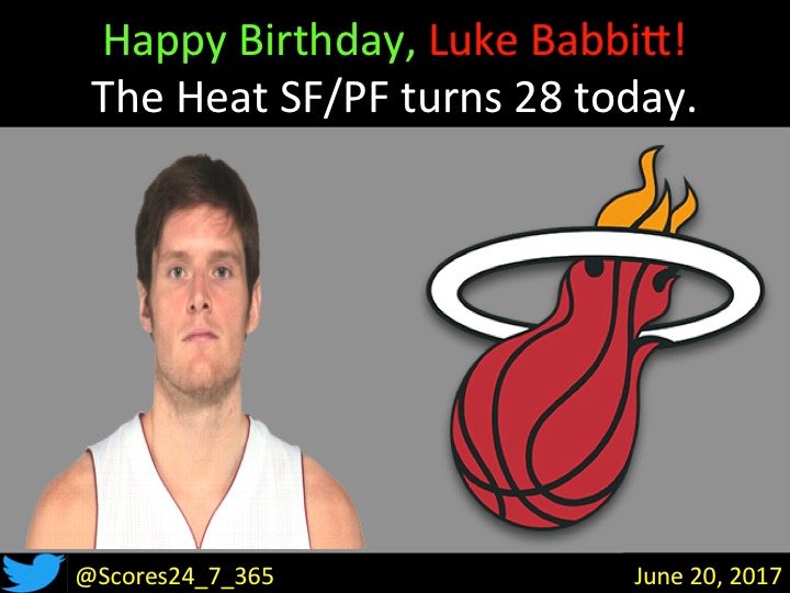  happy birthday Luke Babbitt! 