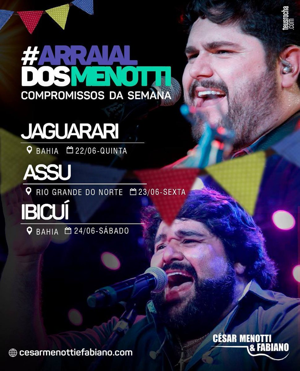 FonttesPromo's tweet photo. Semana de muito trabalho para os César Menotti e Fabiano com fé e pé na estrada!
#CrençaOuReligião
#Gordinha https://t.co/C88db4d2CO