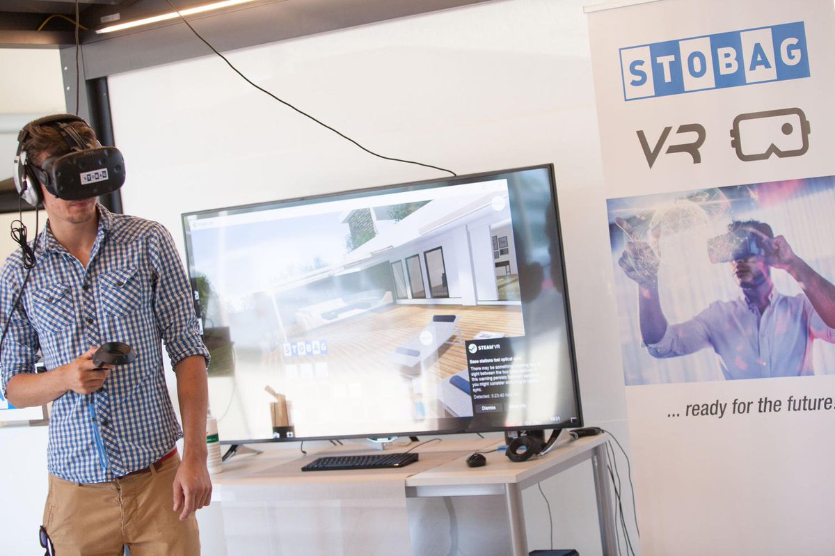 StobagBeNeLux's tweet image. Autriche utilise la réalité virtuelle. Grâce à cette technologie, vous pouvez plonger dans le monde de #STOBAG et d'être inspirés en 3D