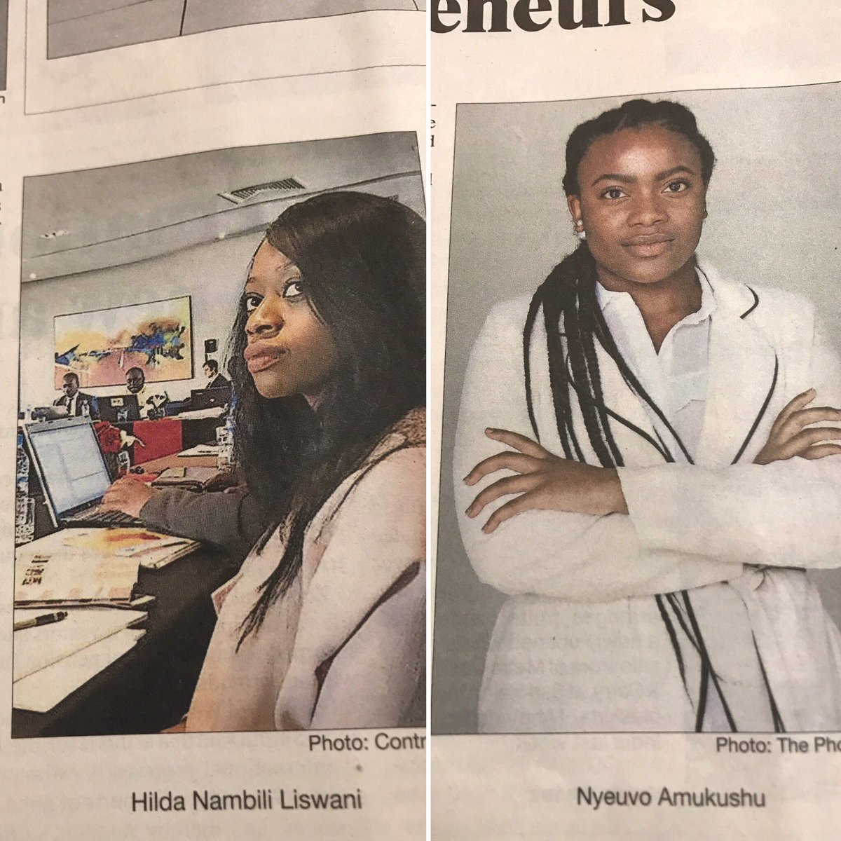 LazJacobs's tweet photo. Don't let anybody ever tell you that the Namibian youth are not making strides. Much respect to these young women.
#Entreprenation https://t.co/oefb4mtXY9