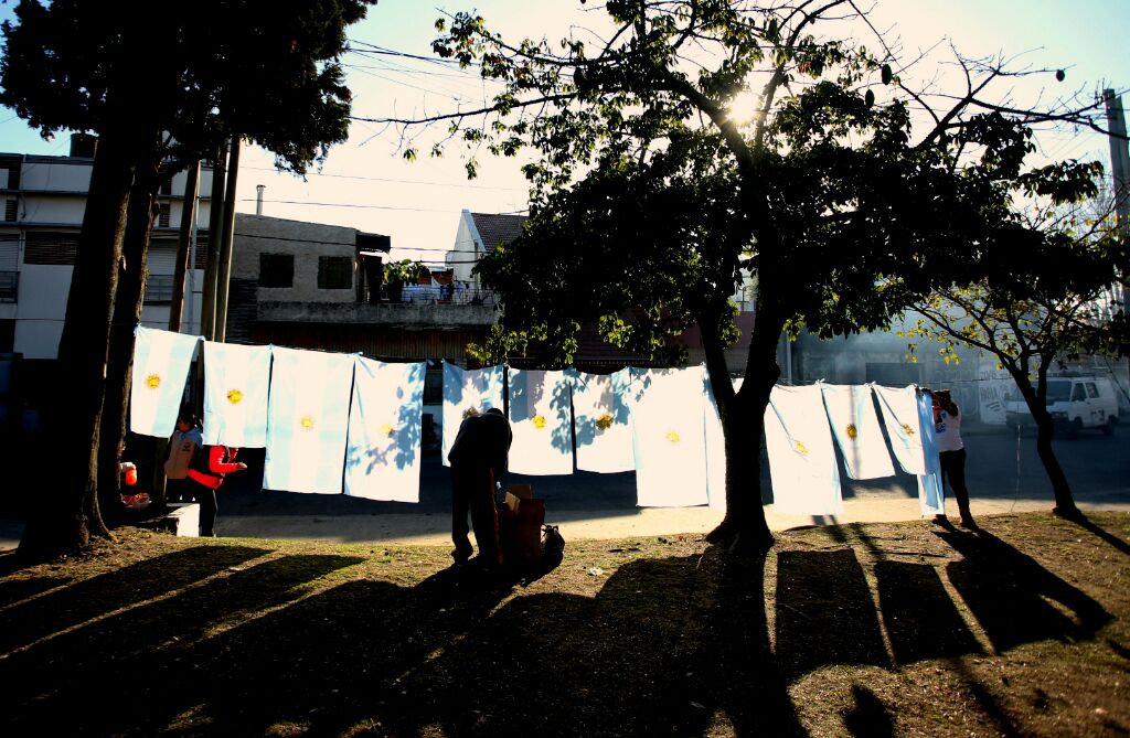Así se prepara #Arsenal para esta tarde... En un rato nos encontramos todos #UnidosPorLaBandera 🇦🇷