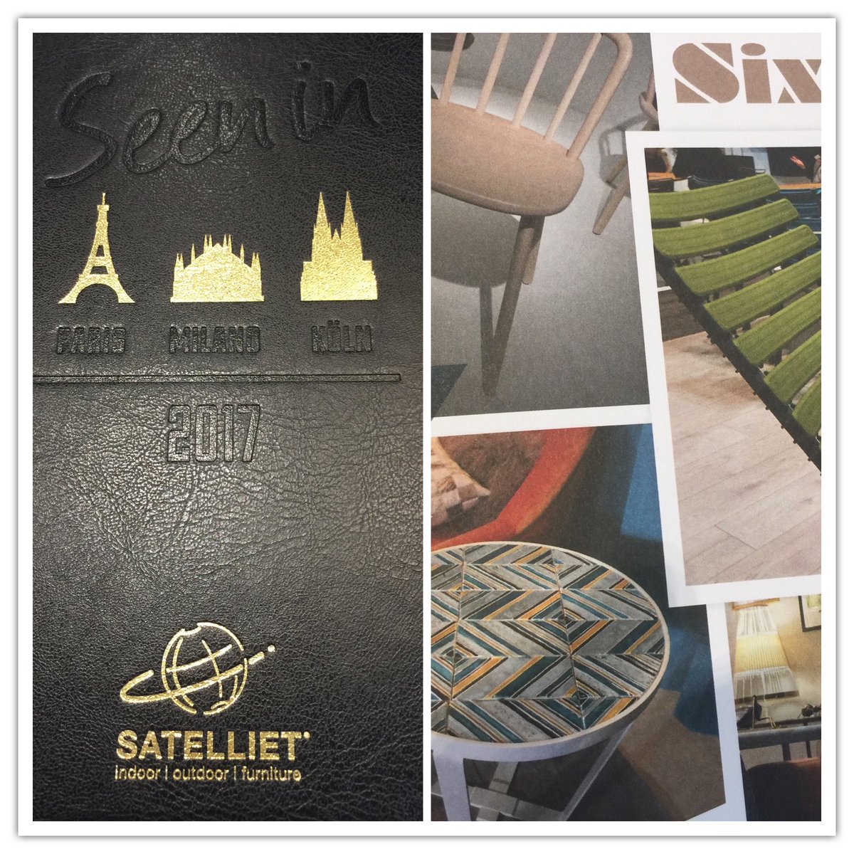 Blij verrast, vanochtend met de post, trendboekje beurzen 2017  #satelliet #horecafurniture #interieurinspiratie