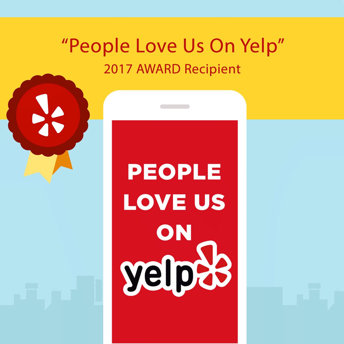 It's official - you guys love us!! Thanks so much for the positive reviews and support 🙌🏽❤️
#PeopleLoveUsOnYelp #Yelp