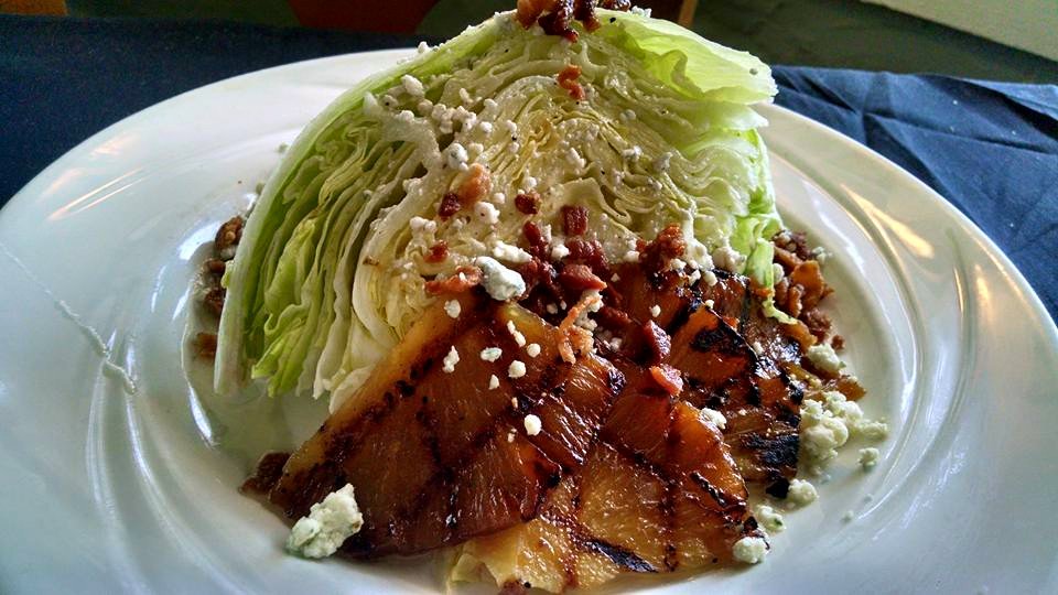 Have you tried our Wedge Salad yet? It will put a smile on your face :) #flaglerbeach #oceanview #salad #summer