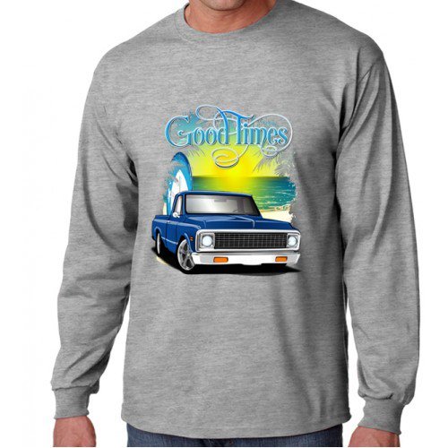 RPMArtShirts's tweet image. Blue 1972 Chevy Pickup Truck Good Times Printed Long Sleeve Shirt #1972c10 #1972chevytruck… rpm-art.com/blog/2017/06/2…