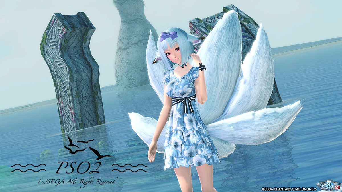 ninetail_f's tweet image. キャス狐にももふもふ要素追加(*´ω`*)
ロゴは( #PSO2自作ロゴ )からお借りしています °ʚ(*´꒳`*)ɞ°.
#メンテの日なのでssを貼る 
#フォロワーのアークスがrtしてくれてまだ見ぬアークスと繋がりたい