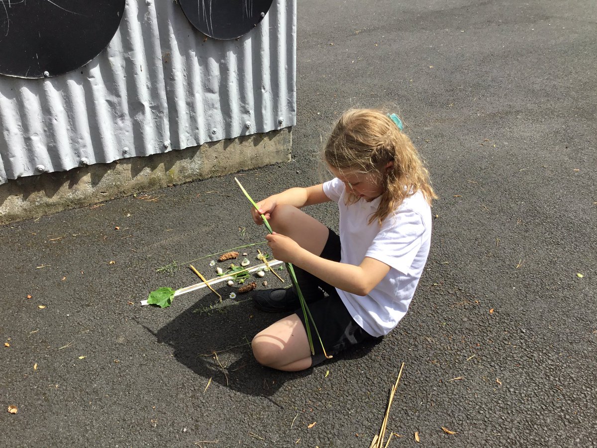 We worked hard to create symmetrical pictures using natural materials. Lots of discussion and problem solving.<a href="/CreativeSTAR/">Juliet Robertson</a>