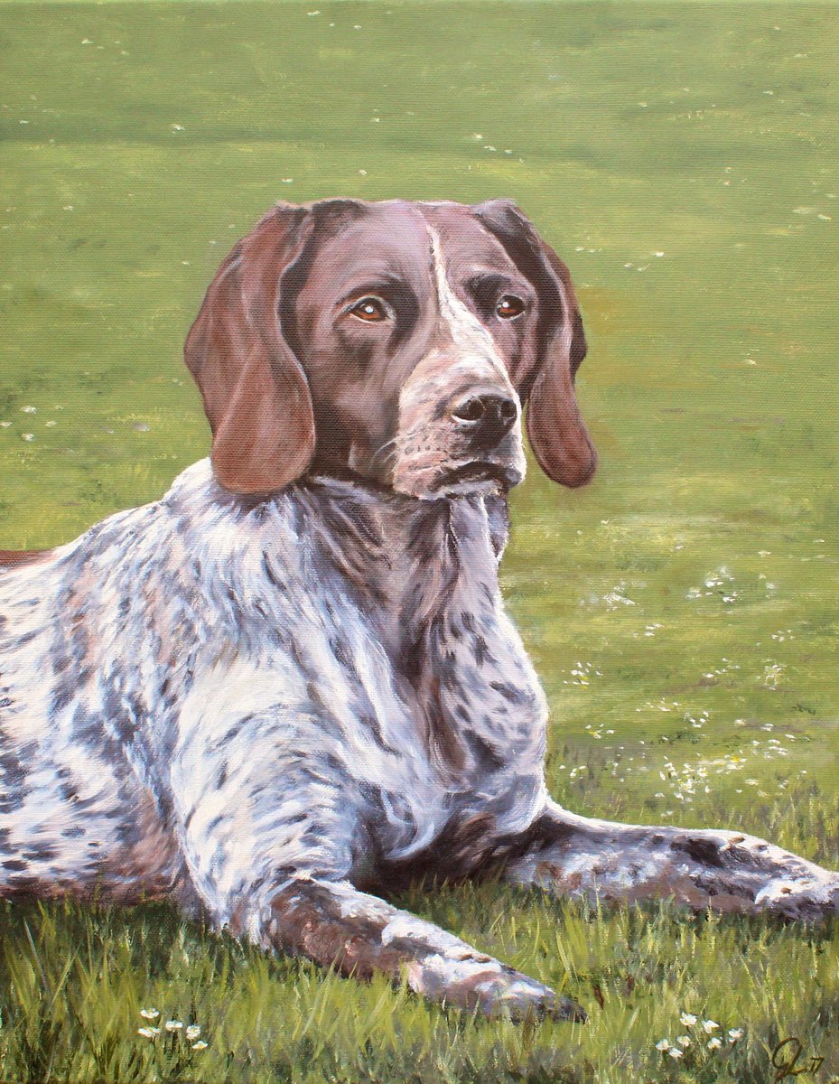 GrahamLockett1's tweet photo. 'Bramble' oil on canvas 16 x 20" commission https://t.co/xeoZzpD01P #oilpainting #petpainting  #dogart #dogportraits https://t.co/G9BLsQAVhb