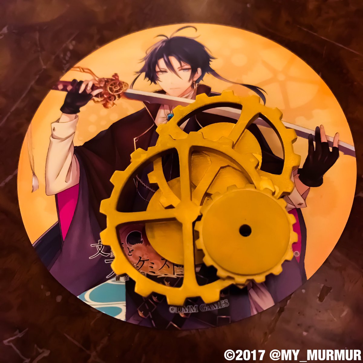 諏訪部順一 Junichi Suwabe 文豪とアルケミスト アプリ版 リリース記念 公式ニコ生放送 4 御視聴下さったみなさん ありがとうございました 芥川ブローチ かなり良い出来です