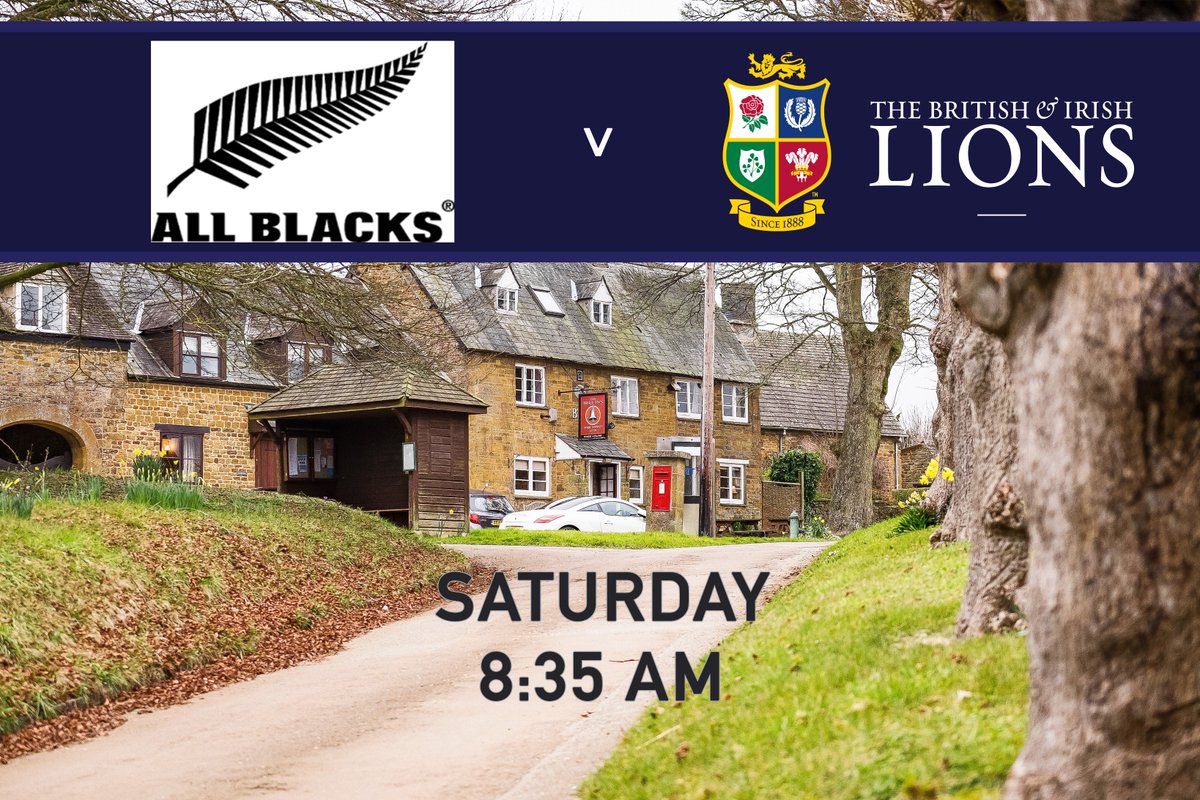 Come and join us for the game this Saturday! 8:35 kick off. #newzealand #britishandirishlions #shenington #banbury