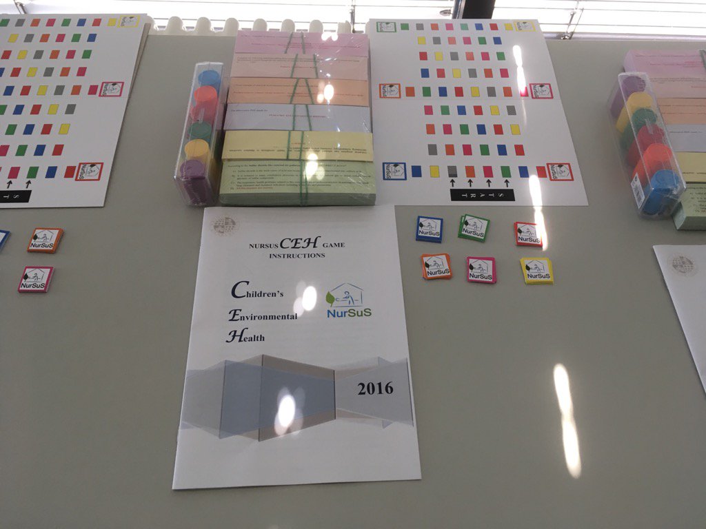 NurSus_EU's tweet photo. @jakivy loving the #nursustoolkit #teaching materials developed @ujaen by the team, #game #childhealth @PlymEarth https://t.co/kD1BX5yX0f
