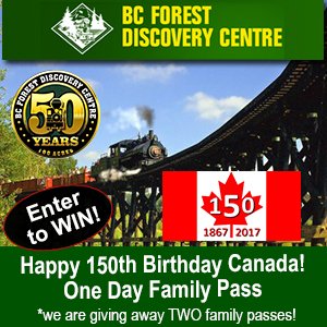 CONTEST TIME! This week's prize... Family Pass to Canada Day <a href="/bc_fdc/">BC FDC</a> 
*we are giving away TWO family passes! ow.ly/tMkY30cJjBY