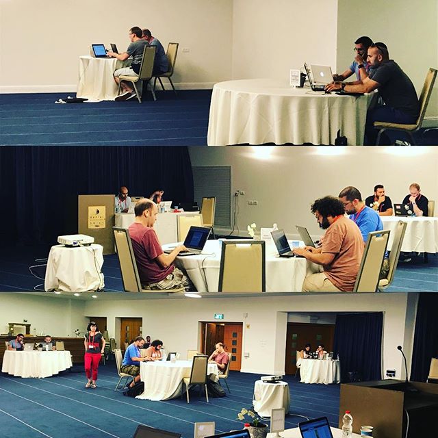 inflectra's tweet photo. #SpiraTest in action: 1st Israeli Software Testing Cup Finals (part of #devgeekweek) in #Israel. 13 teams competing. @anna_lucovsky #ISTC https://t.co/3VcPNyWH2j