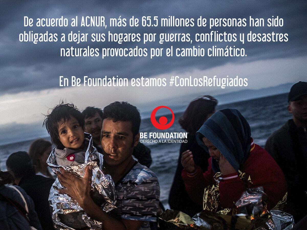ONGBeFoundation's tweet image. En Be Foundation estamos #ConLosRefugiados @ACNURamericas #DíaMundialDeLosRefugiados