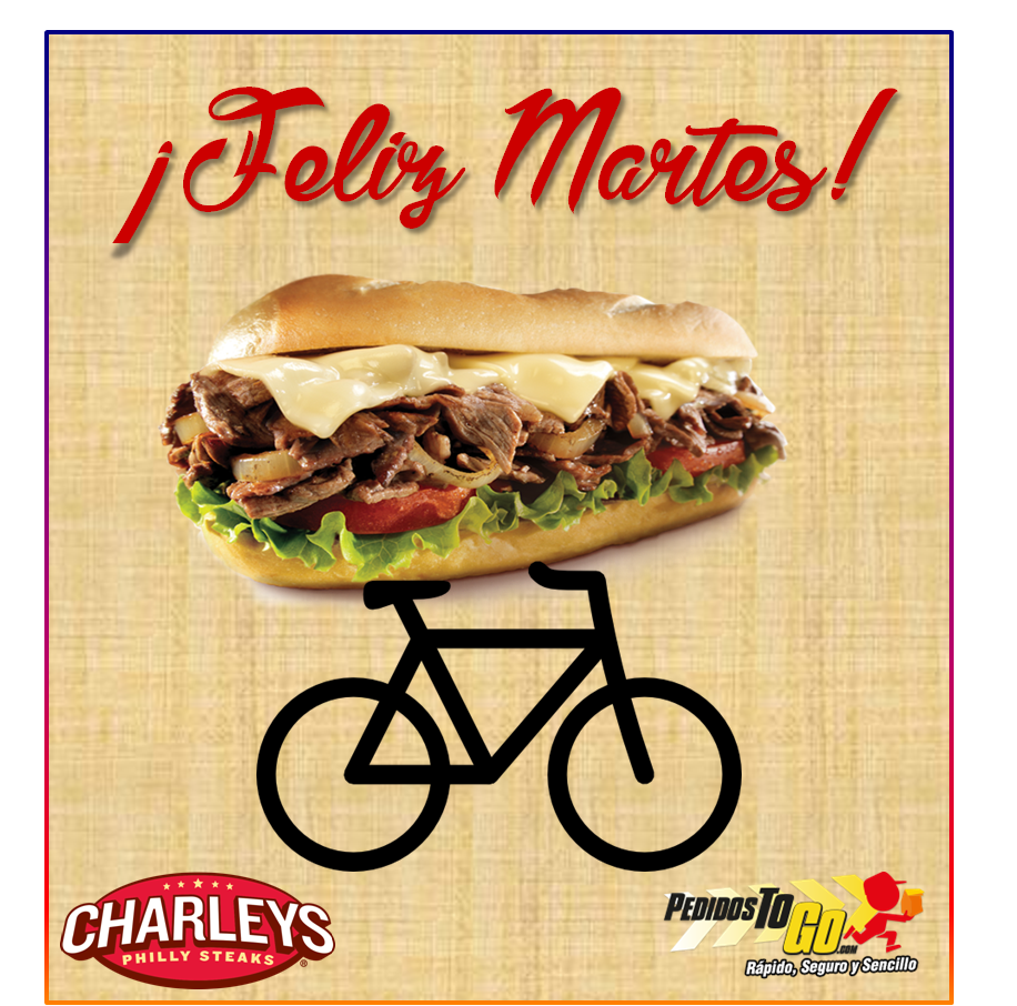 CharleysVE's tweet photo. Feliz #martes #20junio #charleysve y #pedidostogo te hacen la vida fácil. https://t.co/4Wn5E5DNW5