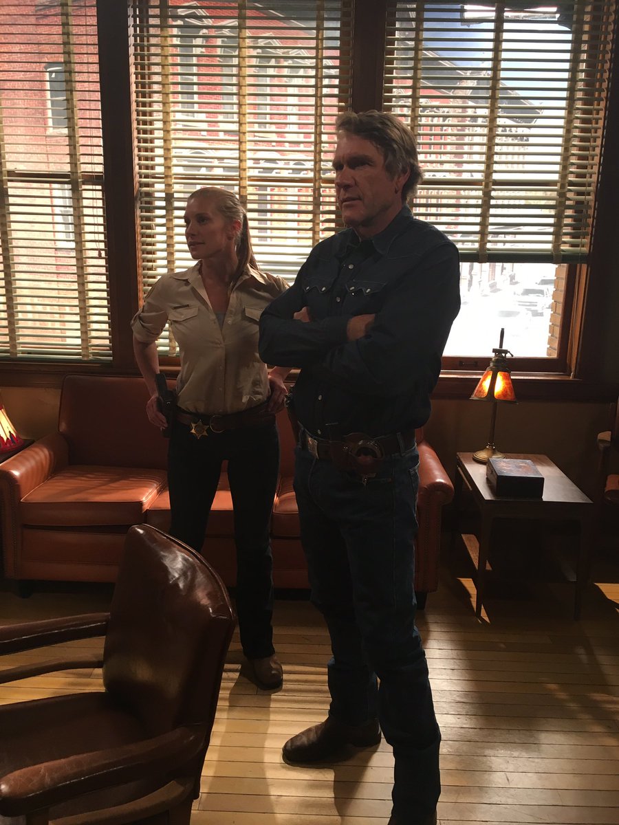 Having an amazing time filming our final season of #Longmire ❤️ I can't wait for you all to see the beautiful ending for these two <a href="/netflix/">Netflix</a>