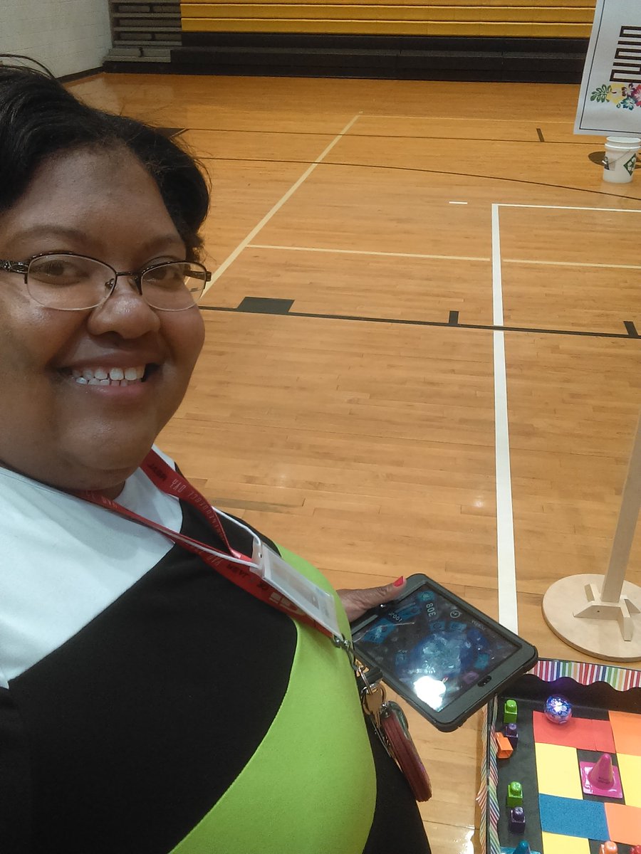 Carlatheteacher's tweet photo. Me trying to drive a Sphero ball. https://t.co/dZHzhmFM5k