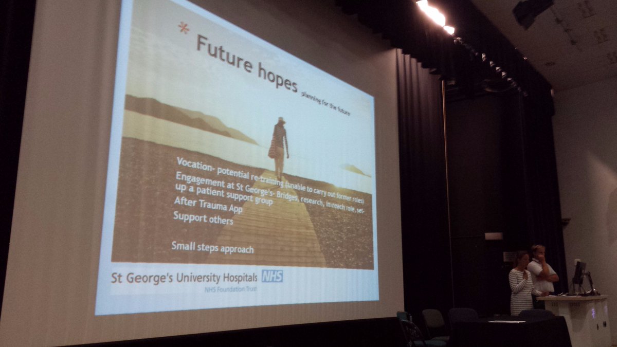 bridgesselfmgmt's tweet photo. Very moving to hear Evi speak about the importance of hope in #rehab. More of Evi's story in our #MultipleTrauma book! https://t.co/sMncW8cwEg