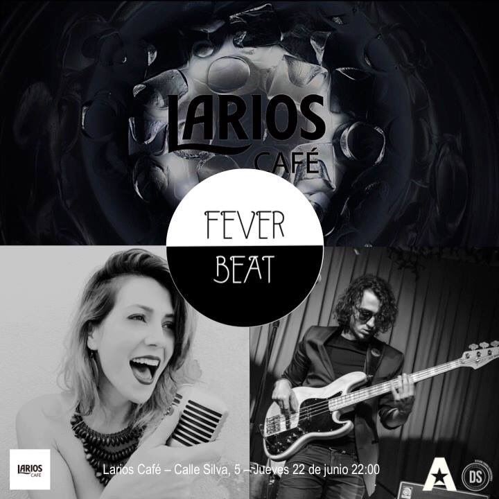AttractionEV's tweet photo. El jueves 22 celebrarémos el #DíaDeLaMúsica en @larioscafe con la voz de Adriana Domínguez y el bajo de Sergio Pascual, #FeverBeat. https://t.co/SleBRTSpCz