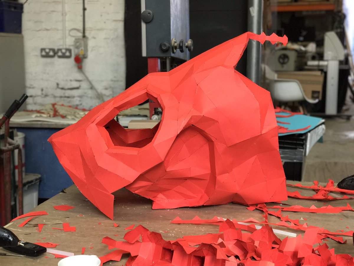 lazerian's tweet photo. Ever wondered what a cods skeleton is like? Me too, and it's been a right challenging one to make! Come and see it @2017Hull #papercity https://t.co/1UIBA0SYgo