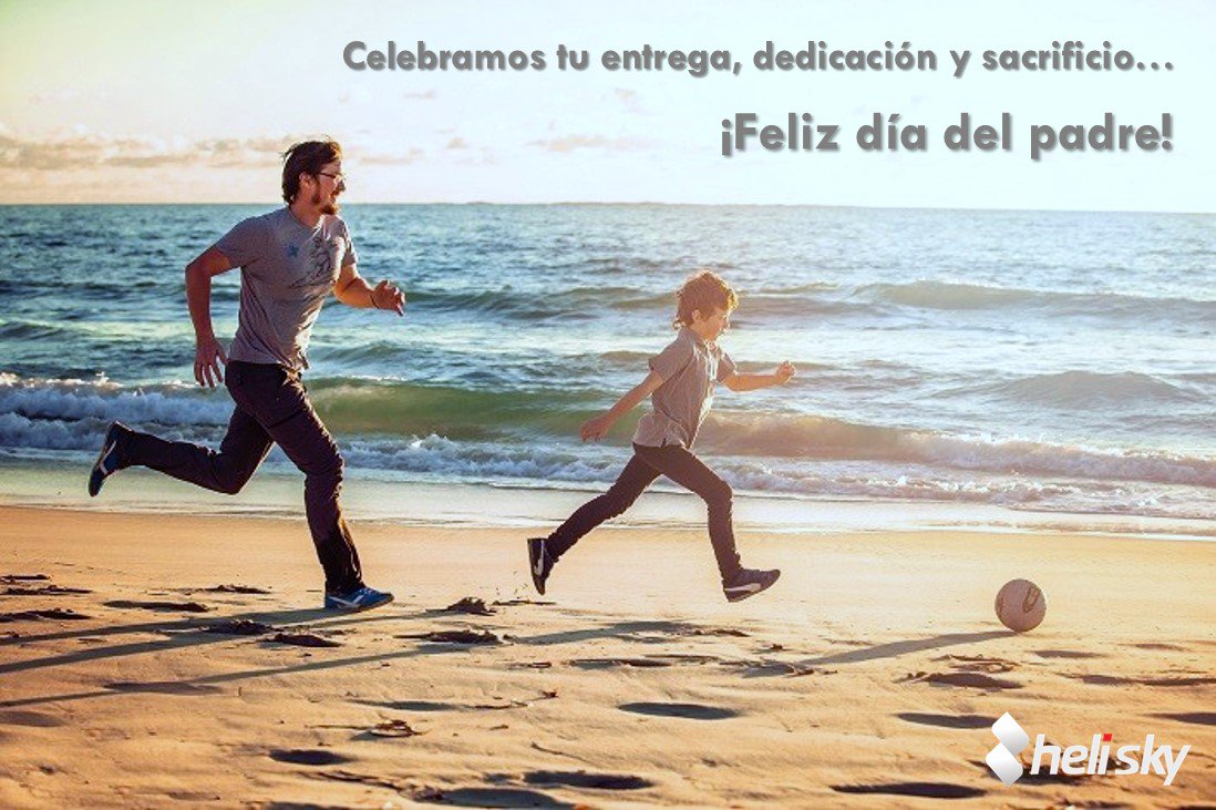 HeliSkyCol's tweet photo. ¡Felicidades a quienes enfocan su esfuerzo y dedicación en todos los proyectos que se plantean! #DiaDelPadre2017 #HappyFathersDay #Celebrate https://t.co/bsMoNIgllB