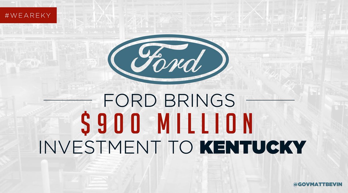 We are ecstatic <a href="/Ford/">Ford Motor Company</a> chose to make this additional investment here, securing the futures of 1,000 of its employees. ford.to/2tJ77QH