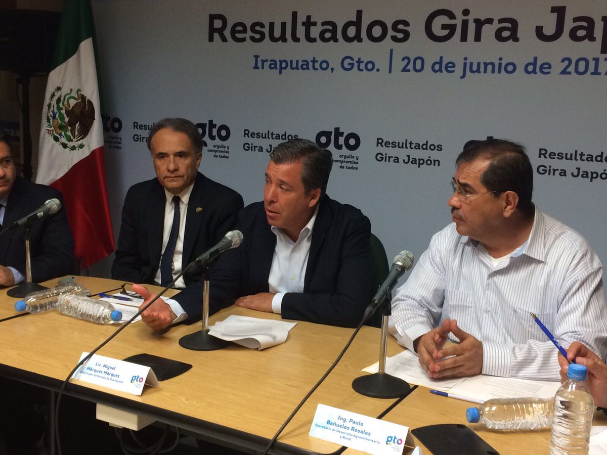 En Conferencia de Prensa anunciamos resultados de nuestra gira #GtoEnJapón logramos atraer 800 empleos y 48 MDD en inversión para Gto.