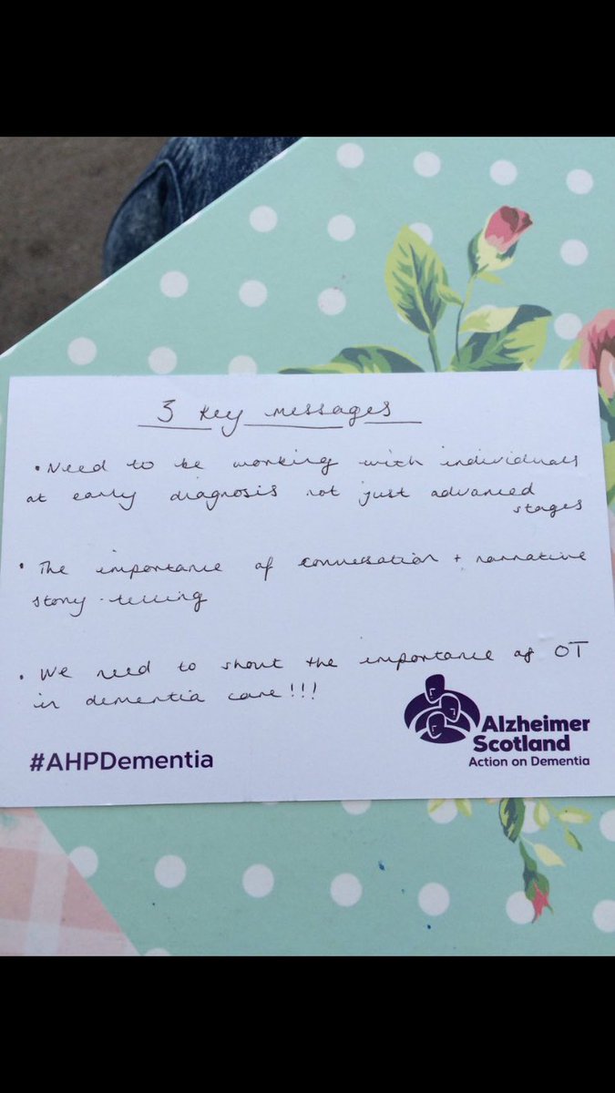 KimDuttonOT's tweet image. Attended lots of great seminars and talks on #dementia at #COT2017 continuing on from what we learnt at #cot2016 #throwback @elaineahpmh