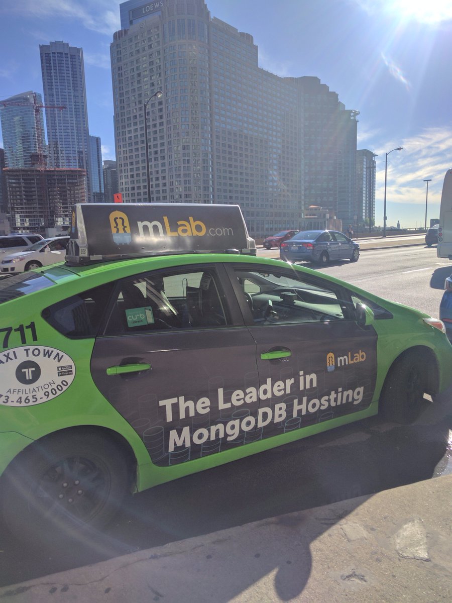_cfnelson's tweet image. Had to laugh when I saw this. Great targeted marketing at #MDBW17 #mlab #MongoDBAtlas
