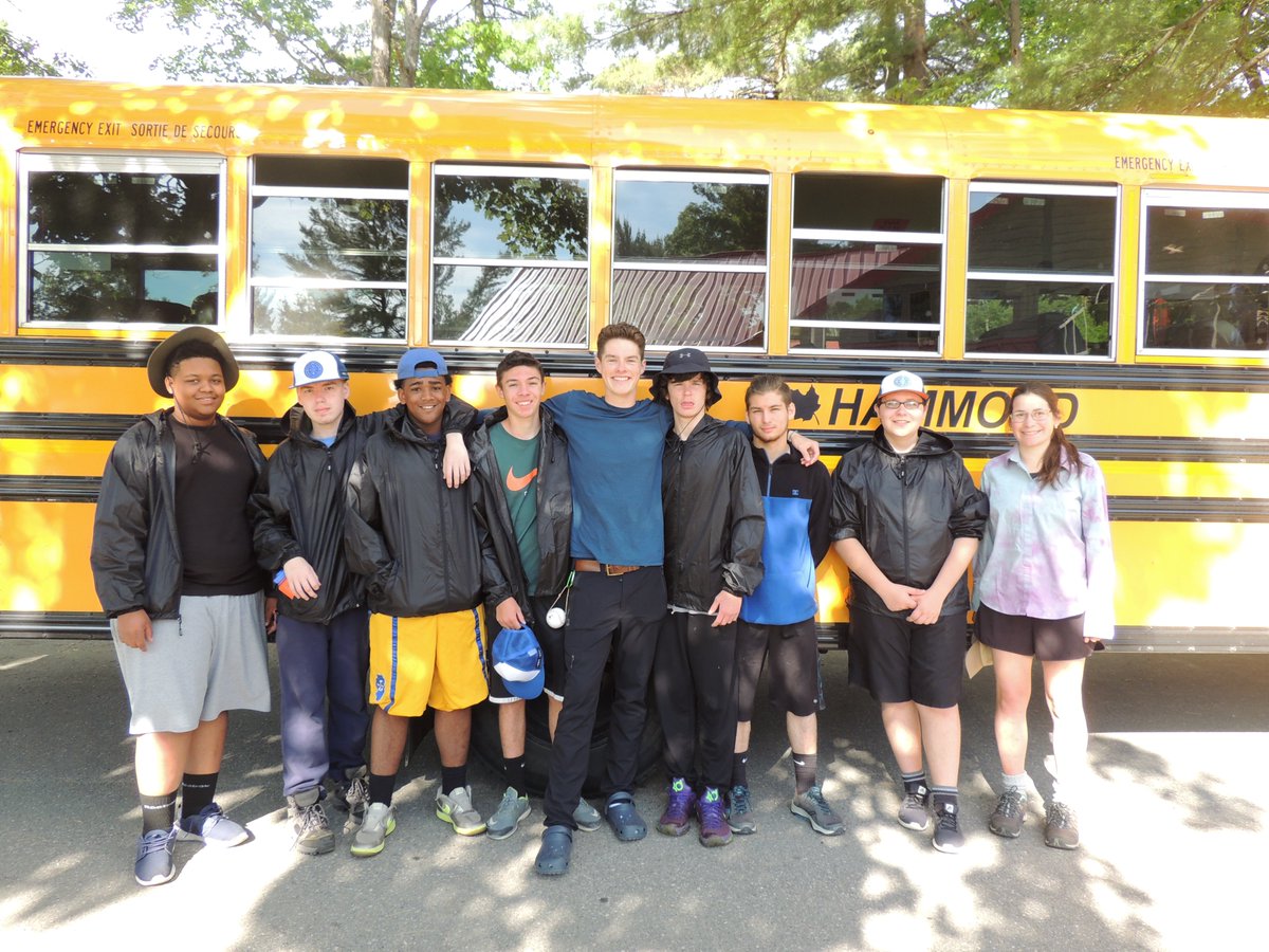 Our first group of #quest campers headed out to Killarney for 7 days! Have fun friends! #camp #summer2K17