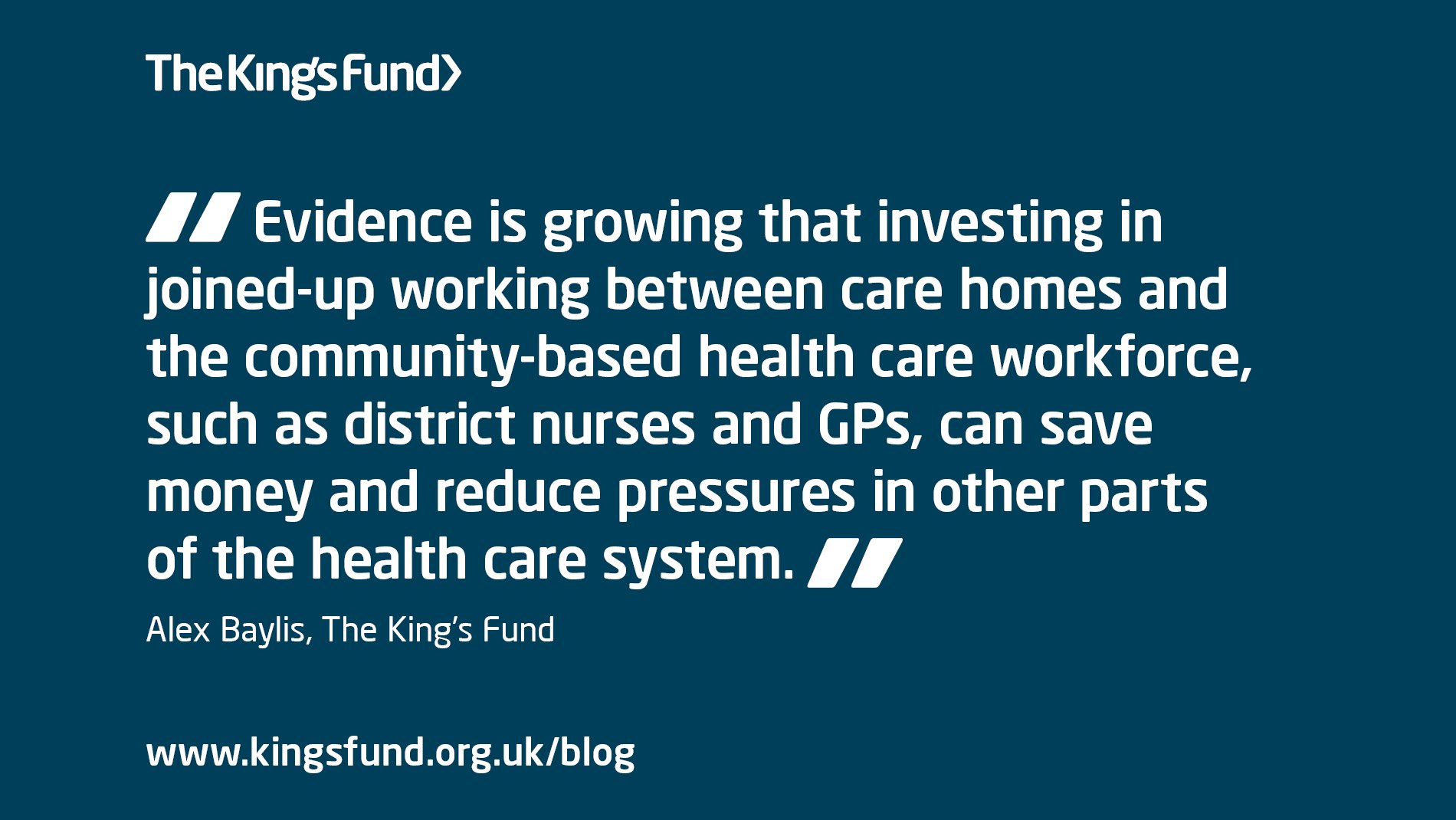 Home Care In England Kings Fund