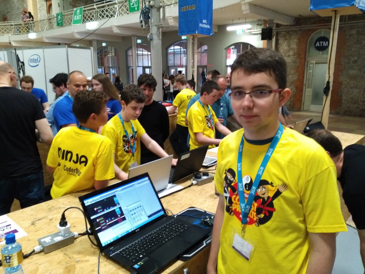 coderdojooise's tweet image. CoderDojoOise @coolestprojects à Dublin. @CD_oise