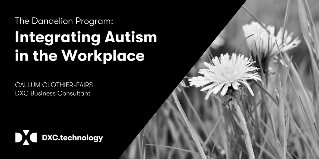 DXCTechnology's tweet photo. A match made for success: unique skills aligned with organizational needs. #DandelionProgram &amp; @DXC_ANZ https://t.co/tNPJJqa73O #diversity https://t.co/9CQSbWfBld