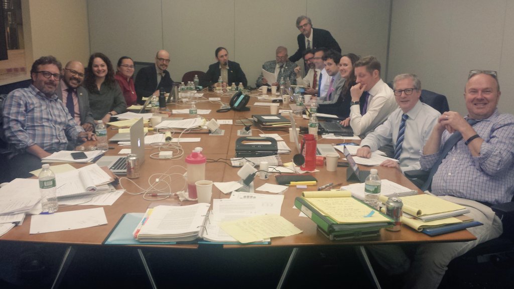 USA829IATSE's tweet photo. .@USA829IATSE  LORT negotiation committee works together on the new agreement for resident theatre across America. https://t.co/4mtd4BMe1c