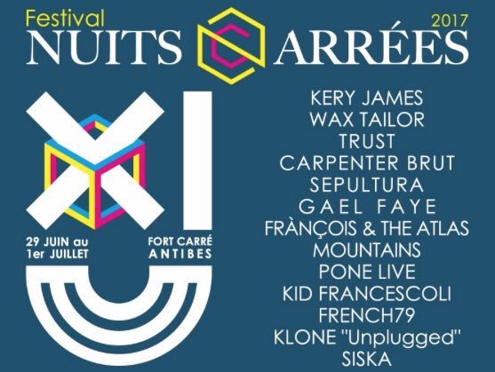 AlexndraBorchio's tweet photo. J-9 @NuitsCarrees #antibes #CotedAzurFrance #festival #live #NCXI @SebastienHamard // SAVE THE DATE // https://t.co/uqvCmvy2bR