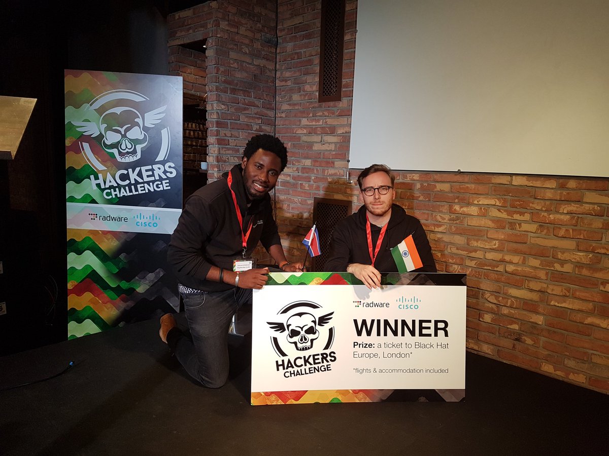 _SaxX_'s tweet image. And the winners are @_SaxX_ and @Notfound404__. Thanks @radware and @Cisco for this great event #hackersChallenge cc @HexpressoCTF #Paris 😎😎